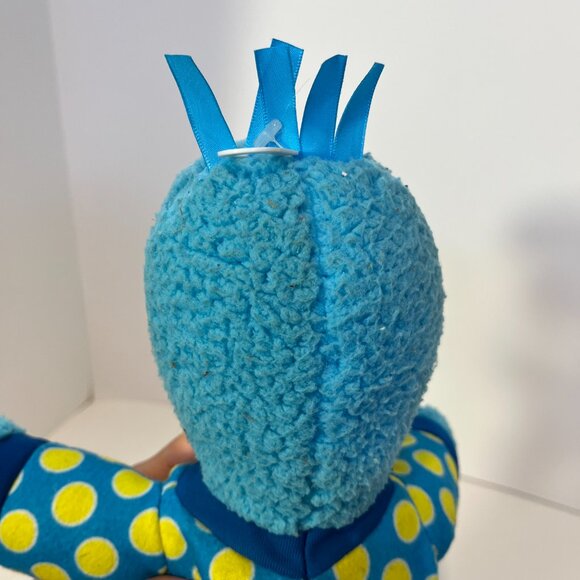 Jim Henson Pajanimals BLUE SQUACKY DUCK 12” Plush Animal Toy Sprout Tomy Vintage - Picture 15 of 16